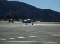 N541DB @ SZP - 1964 Beech S35 BONANZA, Continental IO-520-B 285 Hp, takeoff roll Rwy 22 - by Doug Robertson