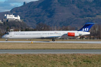 LN-ROX @ SZG - SAS . Scandinavian Airlines MD80 - by Yakfreak - VAP