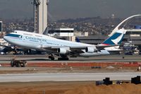 B-HKF @ LAX - Cathay Pacific B-HKF (FLT CPA885) departing RWY 25R enroute to Hong Kong Int'l (VHHH). - by Dean Heald