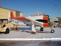 N2215D @ KRFD - North American T-28B down for engine overhaul - by Mark Pasqualino