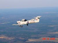 N2470D @ KPXE - N2470D over middle Georgia - by Dale Hall