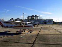 N5258Q @ KEDE - Sitting on the Ramp at Edenton, NC with the big boys.... - by Mavredes