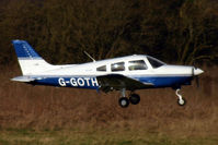 G-GOTH @ EGCB - Landing at Barton - by oly720man