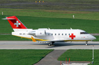 HB-JRC @ ZRH - REGA - Swiss Air Ambulance,  Canadair CL-600-2B16 Challenger 604 - by Lötsch Andreas