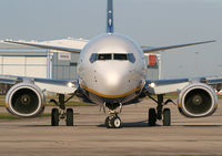 EI-DHN @ EGCC - Ryanair face off - by Kevin Murphy