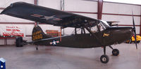 N5472V @ HBI - Cessna 305A in the North Carolina Aviation Museum - Asheboro N.C. - by Richard T Davis