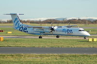 G-JEDL @ EGCC - Flybe - Taxiing - by David Burrell