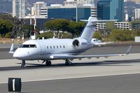 N90AR @ SMO - AVN Air LLC's 1993 Canadair Challenger 604 on takeoff roll on RWY 21 enroute to San Francisco Int'l (KSFO). - by Dean Heald