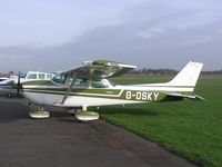 G-OSKY @ EGBT - Cessna 172M Skyhawk at Turweston - by Simon Palmer