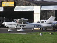 G-POPW @ EGSF - Cessna 182S Skylane at Conington - by Simon Palmer