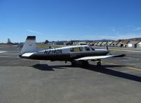 N214DA @ SZP - 1999 Mooney M20R OVATION 2, Continental IO-550-G5B 300 Hp derated to 280 Hp, adjustable incidence tail,  transient parking - by Doug Robertson