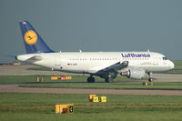 D-AILB @ EGCC - Lufthansa - Taxiing - by David Burrell