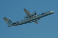 G-JEDM @ EGCC - Flybe - Taking Off - by David Burrell