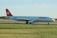 TC-JMD @ EGCC - Turkish Airlines - Taxiing - by David Burrell