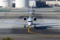 N922H @ LAX - Honeywell International Corporation's 2005 Gulfstream G-IV-X (G450) N922H on taxiway ST crossing the recently built, but still unopened RWY 25L. Behind this plane is a 2003 Citaton X - N48HF. - by Dean Heald