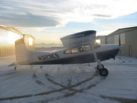 N323EB @ KLOM - Winter pull out in Longmont Colorado - by Reagan Stone