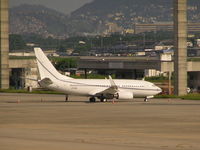 VP-BWR @ SBGL - Boeing BBJ at Rio for Carnivale - by John J. Boling