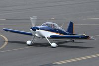N39DU @ SMO - 2000 Vans RV-6 taxiing to RWY 3 for takeoff. - by Dean Heald