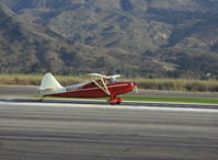N8550K @ SZP - 1947 Stinson 108-1 VOYAGER, Franklin 6A4-165-B3 165 Hp, landing Rwy 22 - by Doug Robertson