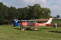 N8410J @ IA27 - C150 Taken At Antique Field Fly In - by Floyd Taber