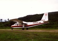 N8021M - Runway in Manu'a, American Samoa - by Richard A. Stalls