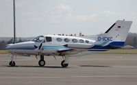 D-ICKC @ SCN - Cessna 414 - by Volker Hilpert