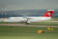 HB-IYZ @ EGCC - Swiss Air - Taxiing - by David Burrell