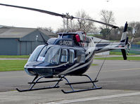 G-RCOM @ EGBJ - Bell 206L Long Ranger III - by Robert Beaver