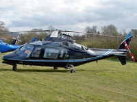 G-MDPI @ CHELTENHAM - Agusta A109A II(Cheltenham Race Course) - by Robert Beaver