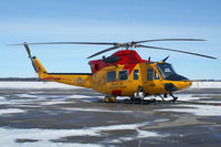 146491 @ YXU - Rescue helicopter on Ramp III. - by topgun3