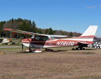 N7217Q @ 12N - Faded, but probably still going strong, this 1972 Skyhawk is registered in New York. - by Daniel L. Berek