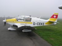 G-CEKE @ EGBT - Robin DR400 - formerly HB-EXG - by Simon Palmer