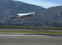 N305RA @ SZP - 1977 Cessna 177B CARDINAL, Lycoming O-360-A1B6D 200 Hp, takeoff climb Rwy 22 - by Doug Robertson