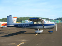 N4284F @ DVO - 1958 Cessna 172 straight tail @ Gnoss Field (Novato), CA - by Steve Nation