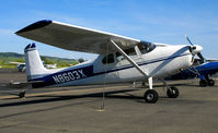 N8603X @ O69 - 1961 Cessna 180D @ Petaluma, CA - by Steve Nation