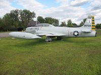 58-0592 @ BTV - Lockheed T-33A, Vermont ANG.  Serial number displayed is not the actual serial number. - by Timothy Aanerud