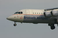 OO-DJE @ BRU - new brussels airlines front markings - by Daniel Vanderauwera
