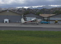 N3683C @ SZP - 1954 Cessna 180, Continental O-470 225 Hp, taxi to rwy 22 - by Doug Robertson
