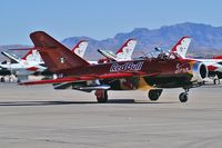 N117BR @ KLSV - MiG Magic Inc. - Westlake Village, California / Built in 1959 in Poland. Mikoyan-Gurevich MiG-17 Fresco - LIM-5. 'Red Bull' - Aviation Nation 2006 - by Brad Campbell