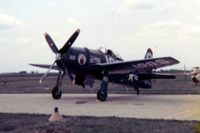 N700HL @ DPA - F8F-2P 121714 at an airshow when still N700H, prior to becoming N700HL and later G-RUMM.  Photo was found in the DPA control tower