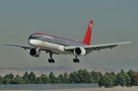 N587NW @ KLAS - Northwest Airlines / 2002 Boeing 757-351 - by Brad Campbell