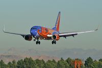 N224WN @ KLAS - Southwest Airlines - 'Slam Dunk' / 2005 Boeing 737-7H4 - by Brad Campbell