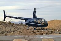 N7510N @ RRHP - Shining Star Helicopters - Las Vegas, Nevada / 2006 Robinson Helicopter Company R44 II - Red Rock Canyon in the background. - by Brad Campbell