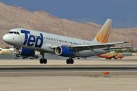 N488UA @ KLAS - Ted Airlines / 2002 Airbus Industrie A320-232 - by Brad Campbell