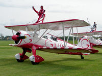 N74189 @ EGTH - Boeing A75N1 Stearman - by Robert Beaver