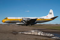 C-GHZI @ CYQF - Air Spray Lockheed L188 Electra - by Yakfreak - VAP