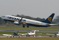 EI-DLR @ EGCC - Ryanair take off - by Kevin Murphy