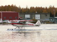 N3870M @ LHD - Piper PA-12/Anchorage-Lake Hood - by Ian Woodcock