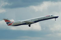 G-ERJF @ EGCC - British Airways - Taking off - by David Burrell