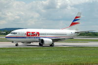 OK-CGH @ EGCC - Czech Airlines - Taxiing - by David Burrell